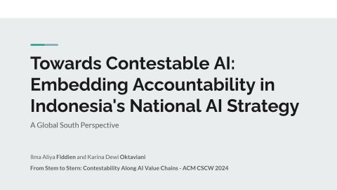 Towards Contestable AI