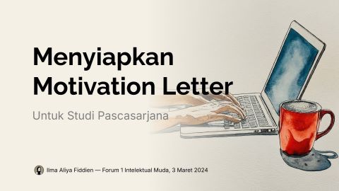 Menyiapkan Motivation Letter